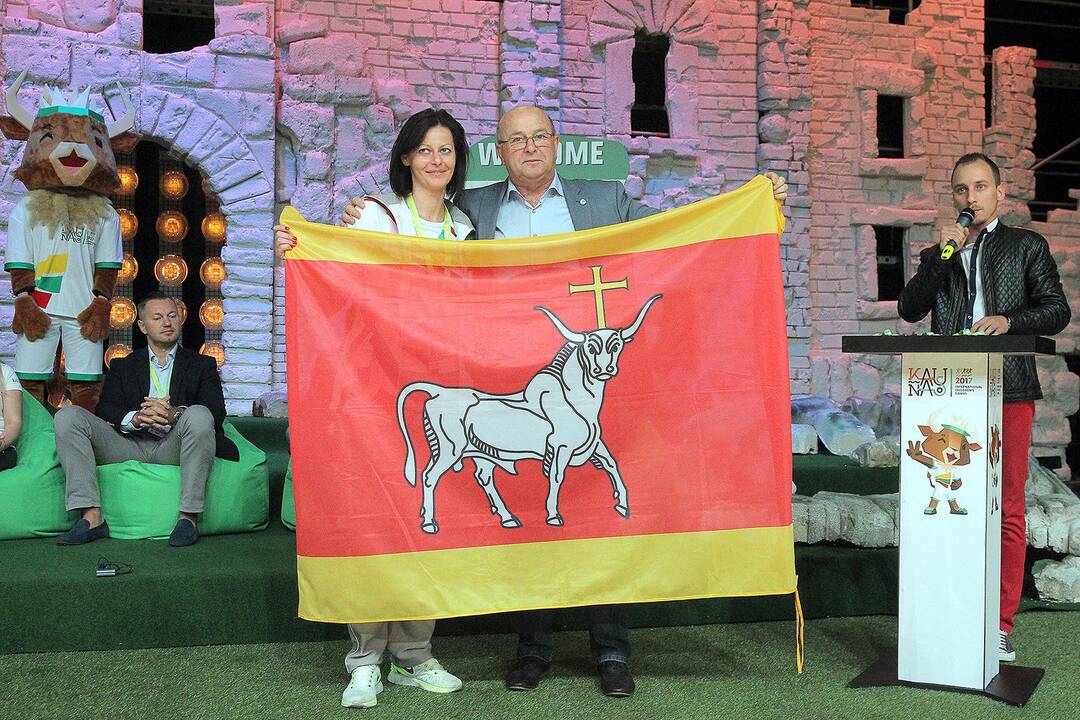 Vaikų sporto žaidynių pristatymas