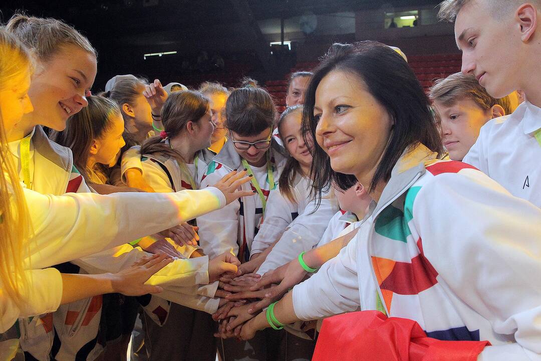 Vaikų sporto žaidynių pristatymas