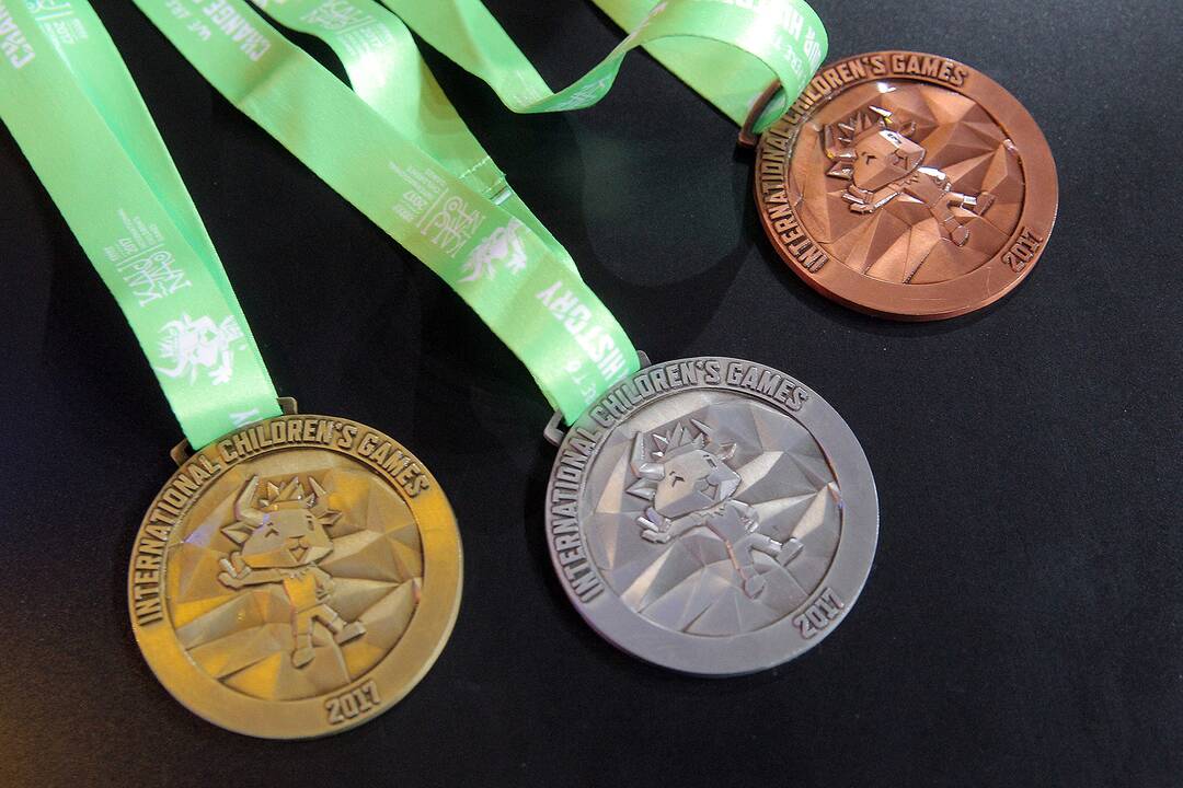 Vaikų sporto žaidynių pristatymas