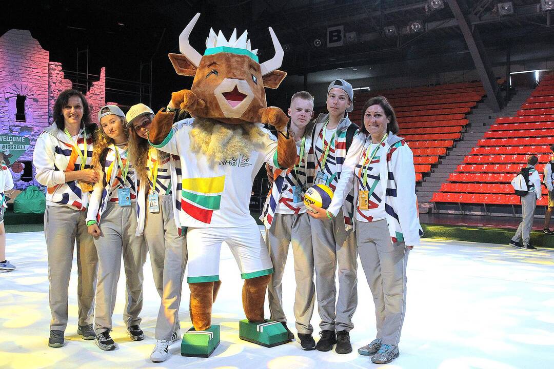 Vaikų sporto žaidynių pristatymas