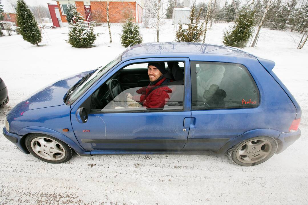 Vairavimo žiemą pamokos Kačerginėje