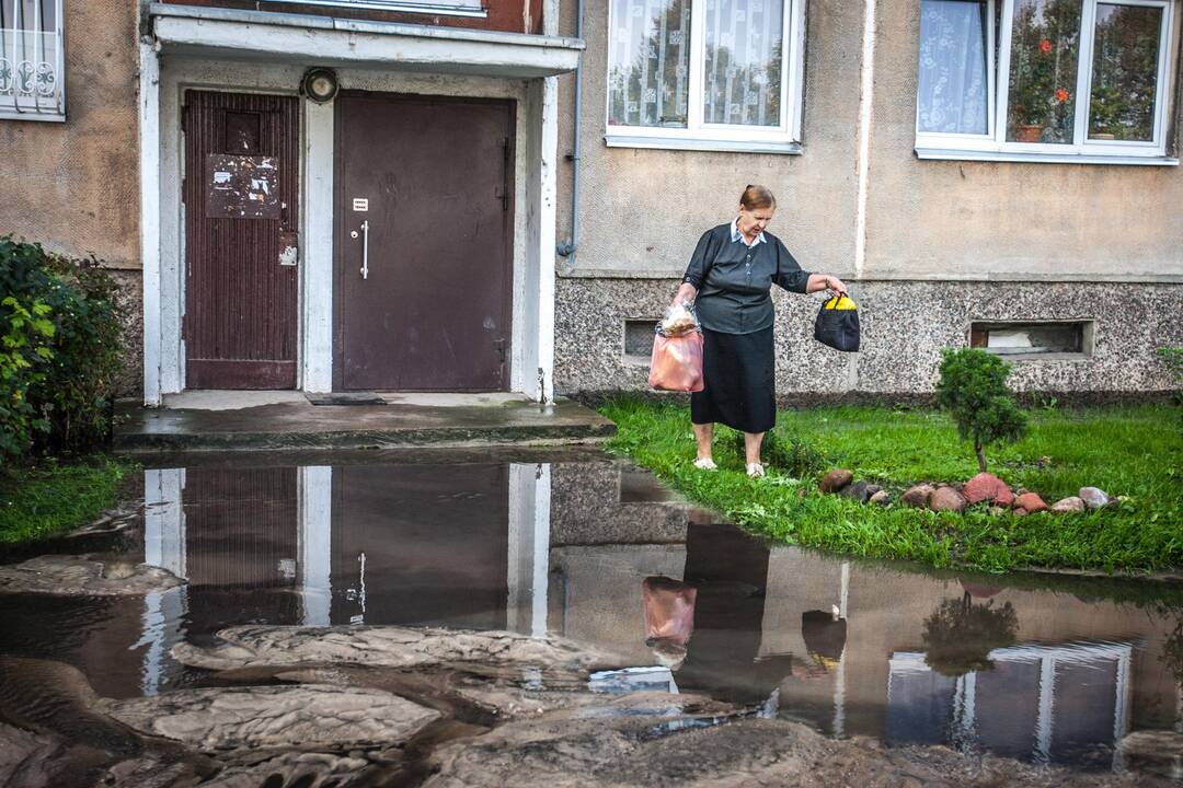 Vandentiekio avarija Draugystės gatvėje