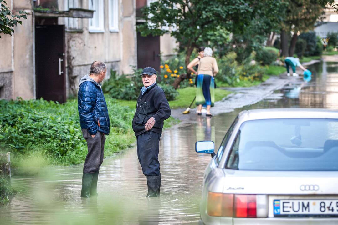 Vandentiekio avarija Draugystės gatvėje