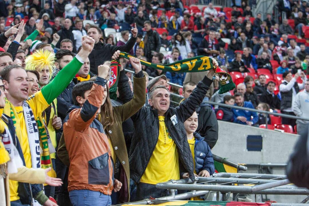 Lietuva - Anglija "Wembley" stadione