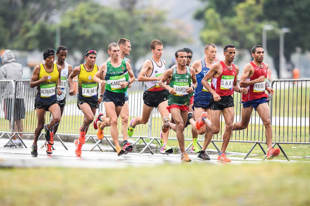 Maratonininkų kova dėl medalių