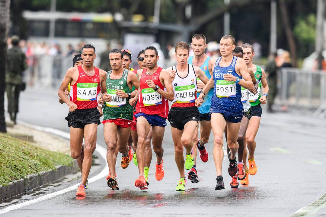 Maratonininkų kova dėl medalių