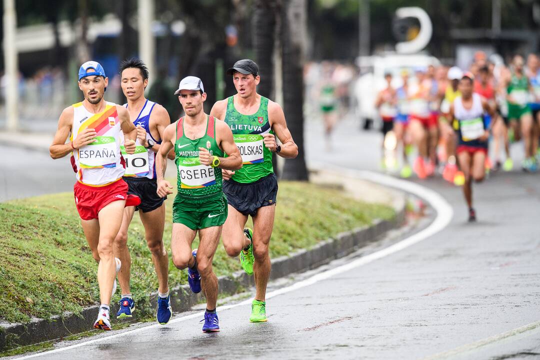 Maratonininkų kova dėl medalių