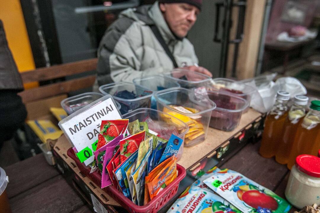 Priešvelykinė prekyba Stoties turguje