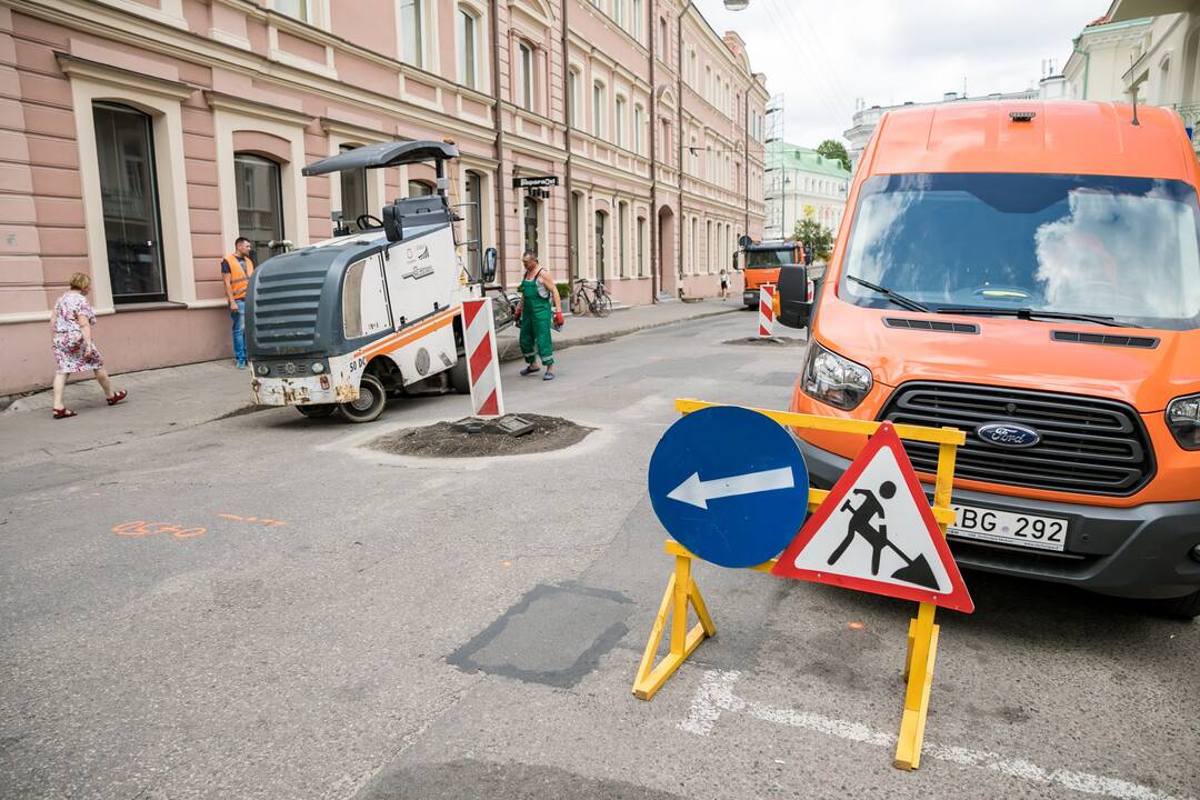 Vilniuje atnaujinama Totorių gatvė