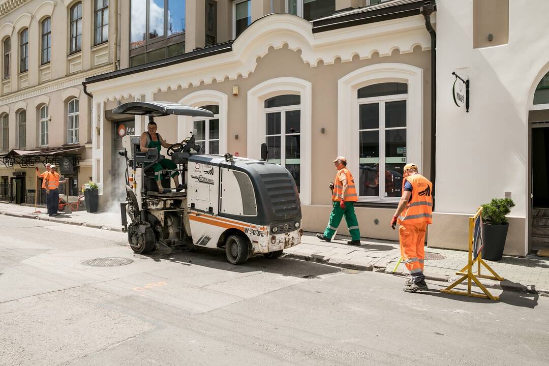 Vilniuje atnaujinama Totorių gatvė