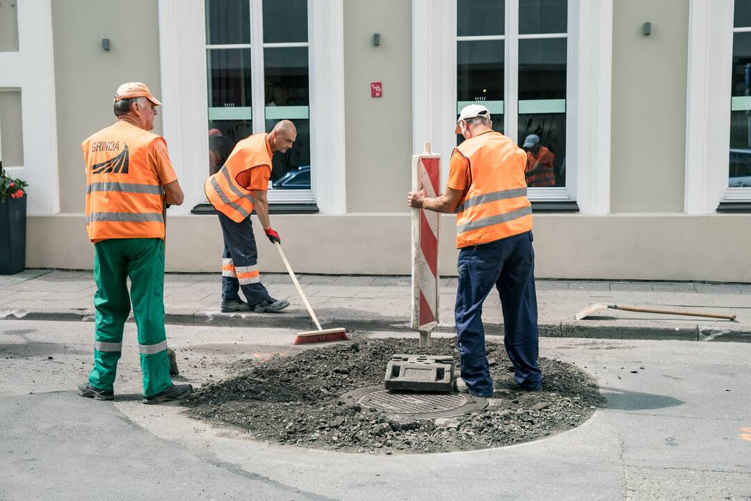 Vilniuje atnaujinama Totorių gatvė