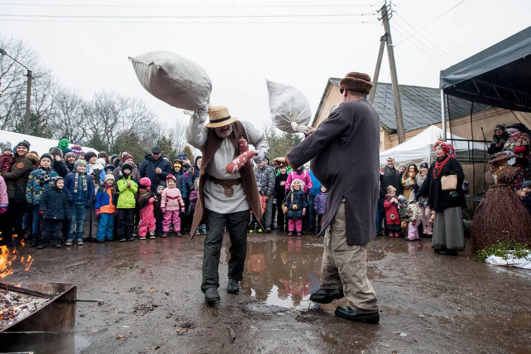 Užgavėnių šventė Kauno botanikos sode 