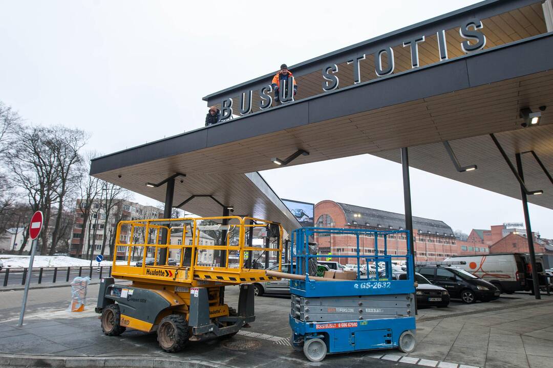 Kauno autobusų stoties atidarymas