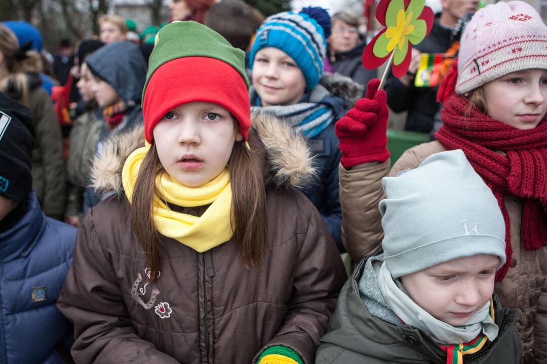 Tautiška giesmė ant Aleksoto kalno