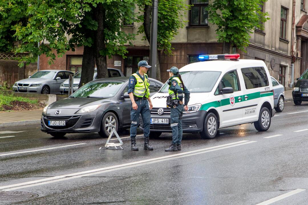 Avarija Parodos kalno papėdėje