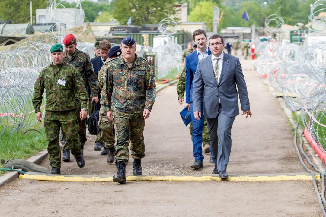 Kaune rengiamasi NATO karių pratyboms