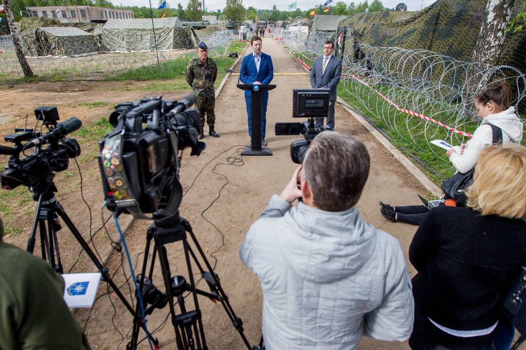 Kaune rengiamasi NATO karių pratyboms