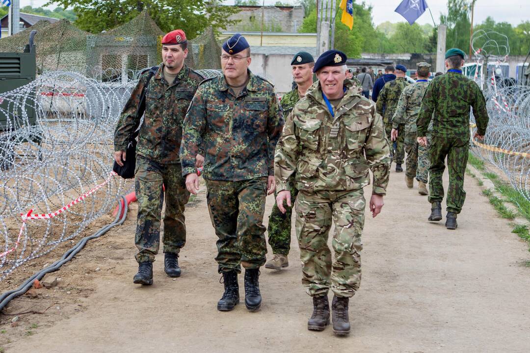 Kaune rengiamasi NATO karių pratyboms