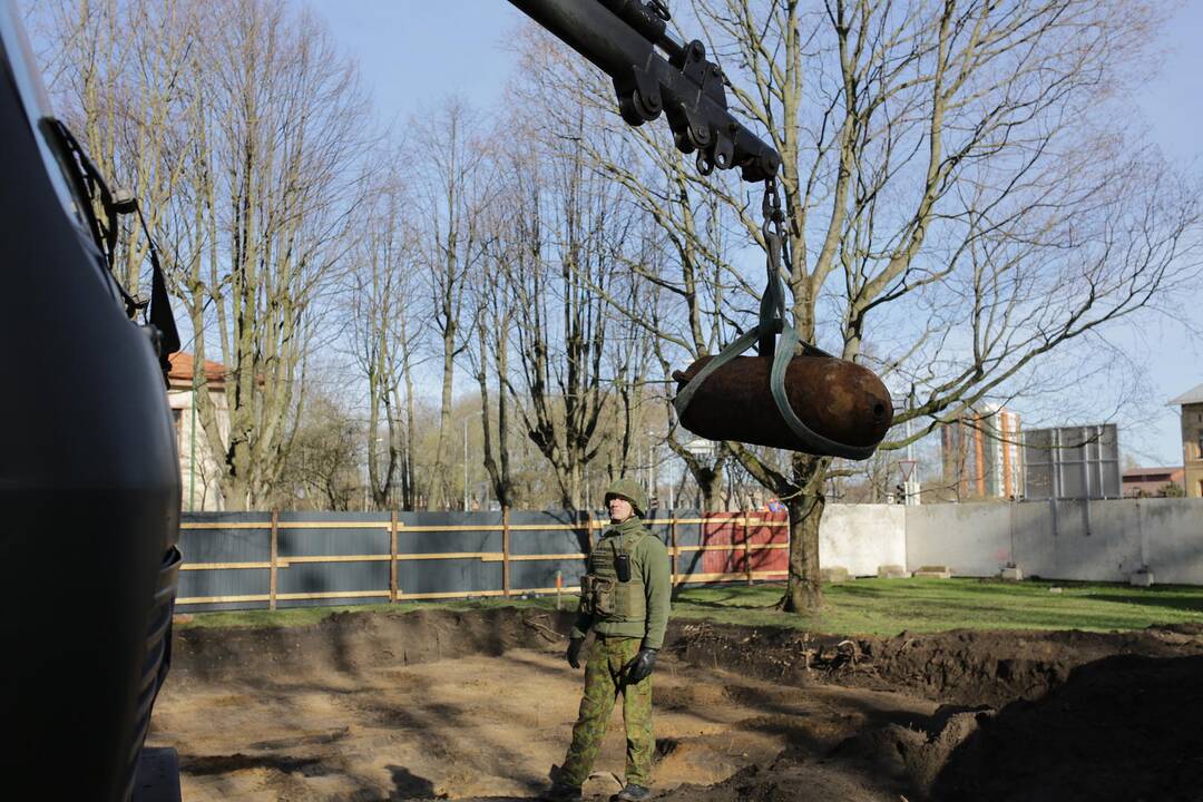 Klaipėdoje rasta milžiniška bomba