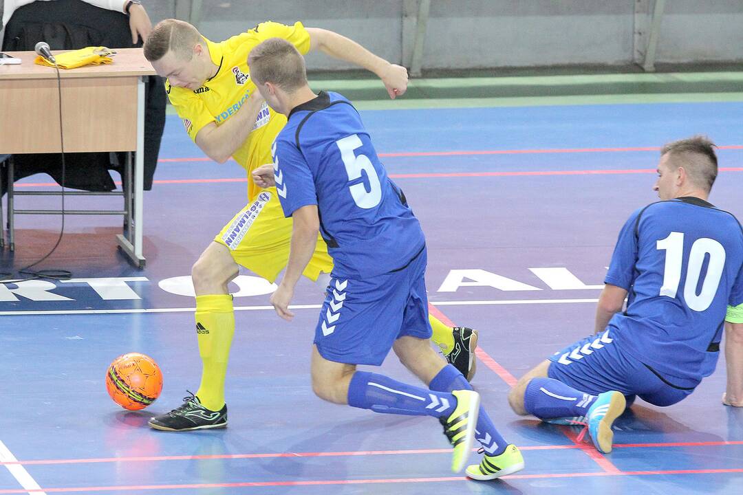 Salės futbolas. „Vytis“ – „Inkaras“ 6:5