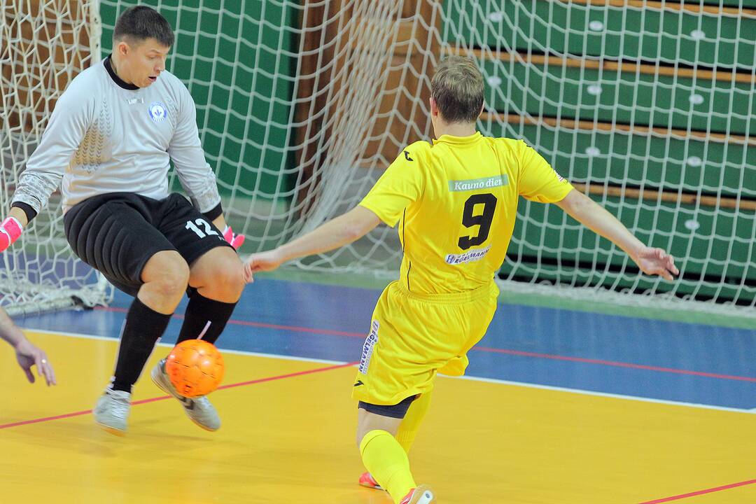 Salės futbolas. „Vytis“ – „Inkaras“ 6:5