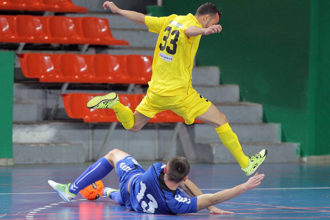 Salės futbolas. „Vytis“ – „Inkaras“ 6:5