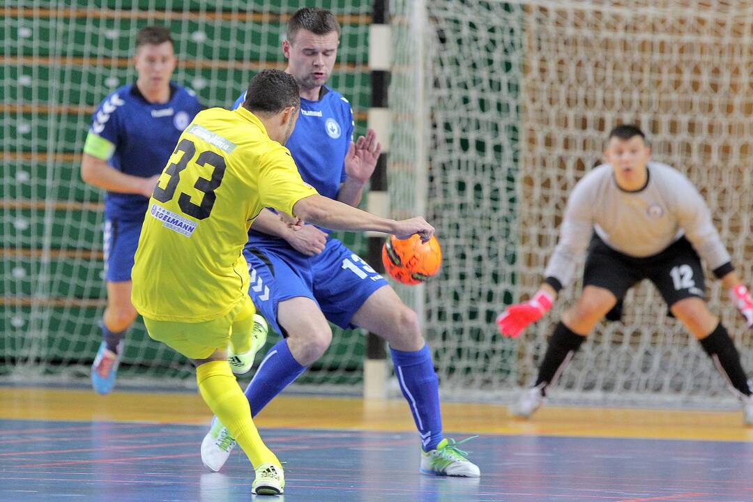 Salės futbolas. „Vytis“ – „Inkaras“ 6:5