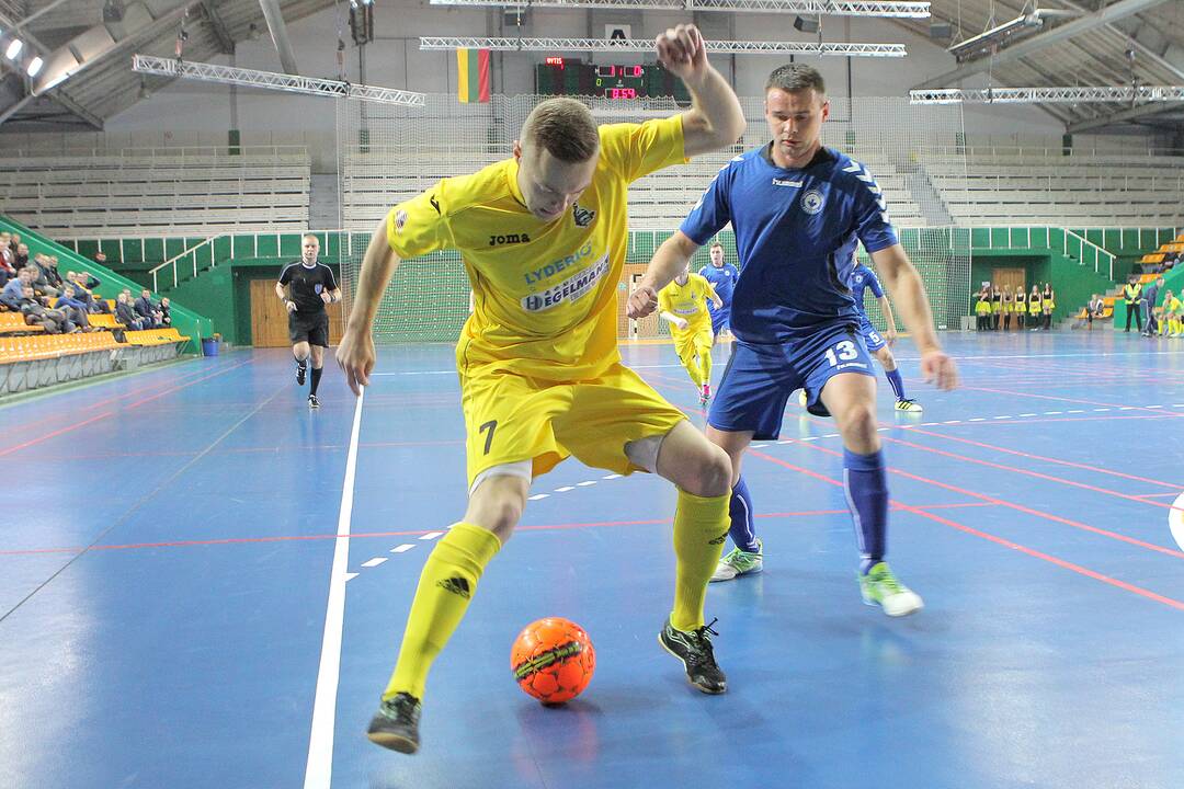 Salės futbolas. „Vytis“ – „Inkaras“ 6:5