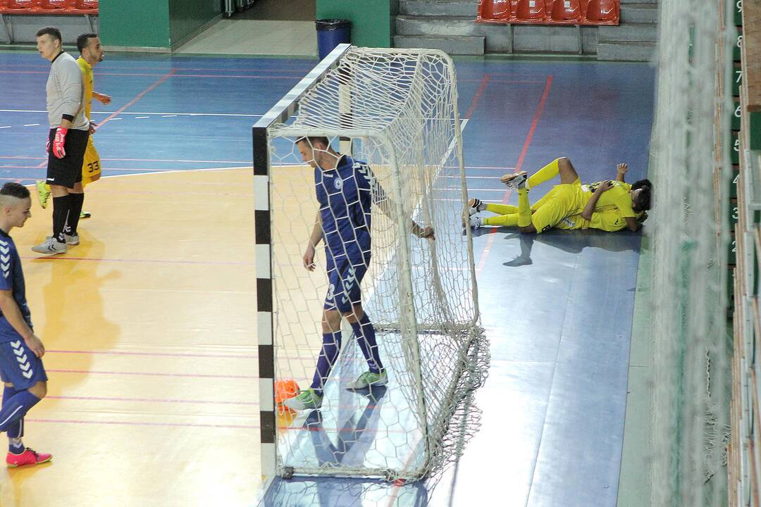 Salės futbolas. „Vytis“ – „Inkaras“ 6:5