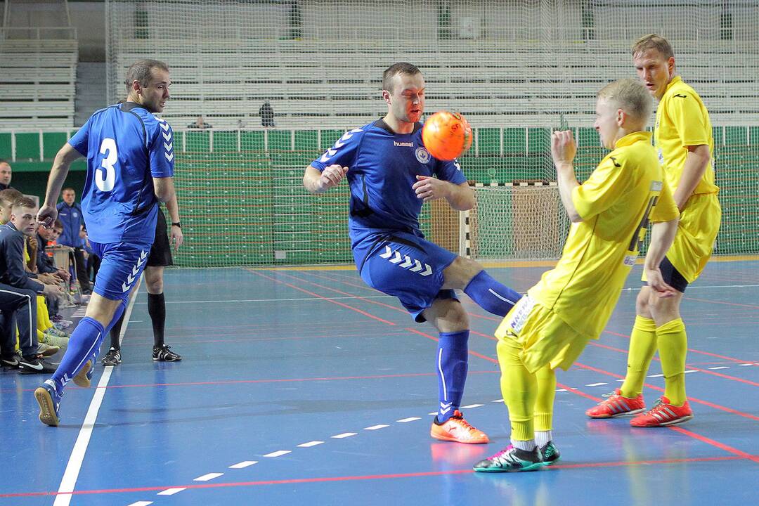 Salės futbolas. „Vytis“ – „Inkaras“ 6:5