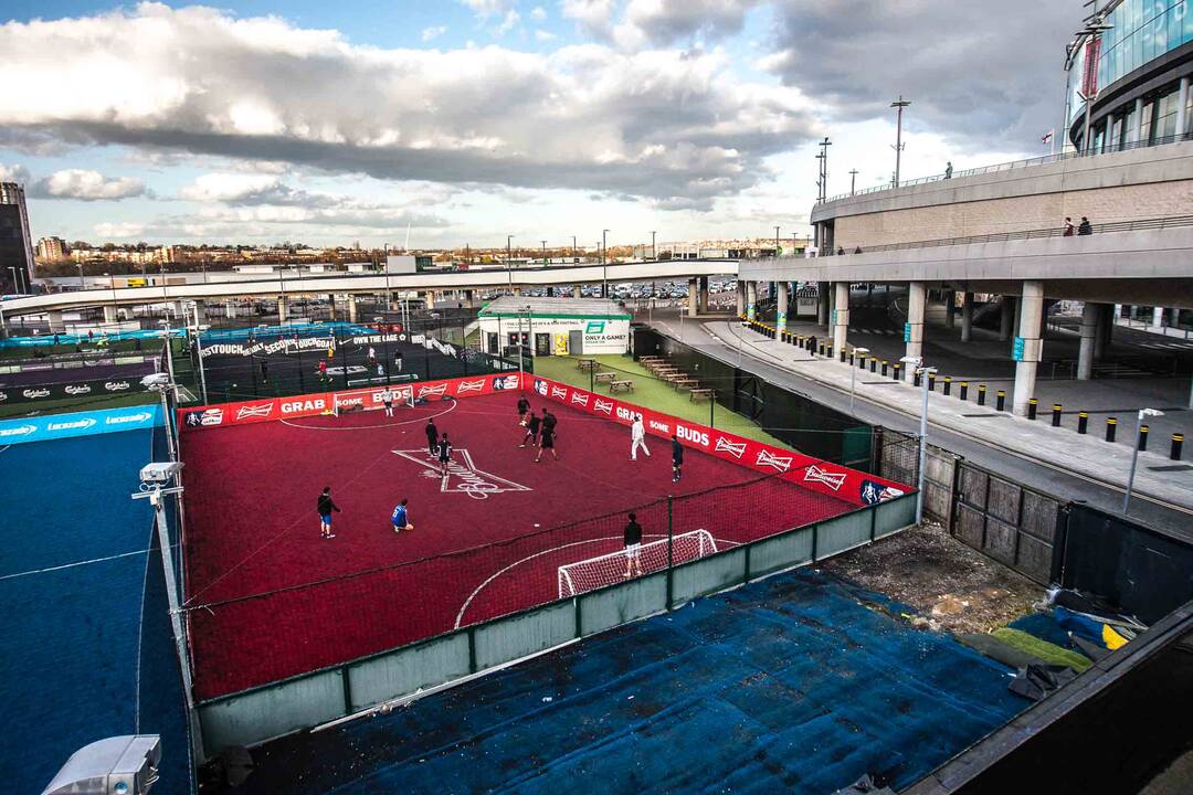 Lietuvos futbolo rinktinės treniruotė "Wembley" stadione