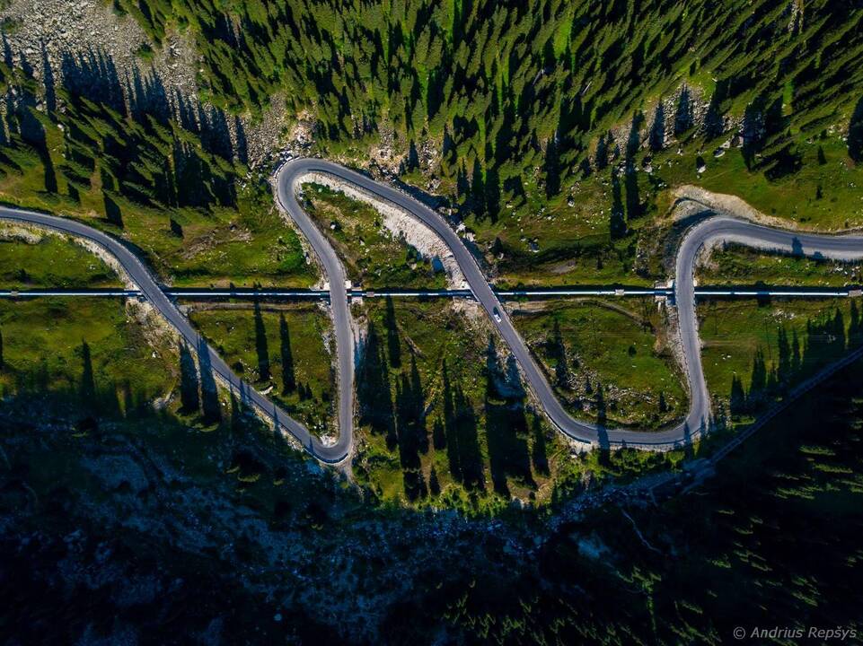 Kazachstano ir Lietuvos vaizdai iš paukščio skrydžio 