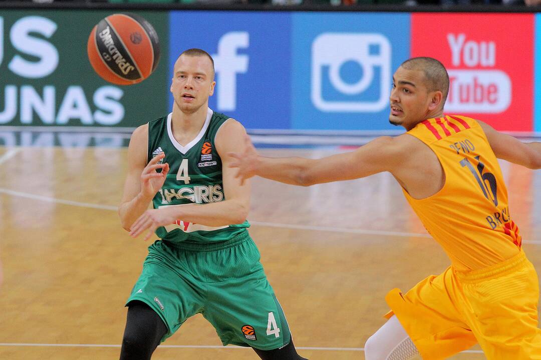 Eurolyga: „Žalgiris“ – FC „Barcelona“ 89:85