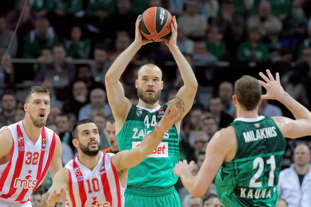 Eurolyga: „Žalgiris“ – „Crvena zvezda“ 61:77