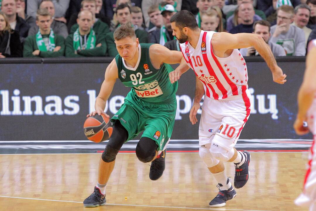 Eurolyga: „Žalgiris“ – „Crvena zvezda“ 61:77
