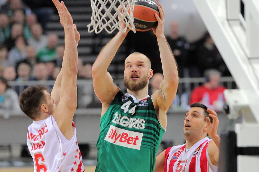 Eurolyga: „Žalgiris“ – „Crvena zvezda“ 61:77