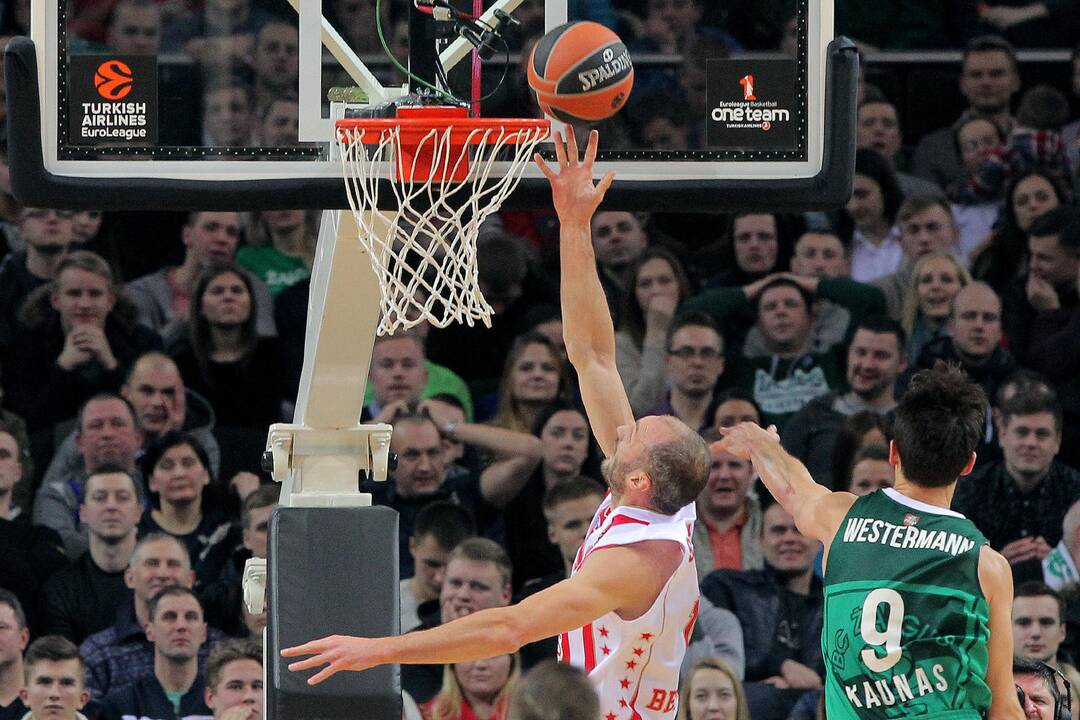 Eurolyga: „Žalgiris“ – „Crvena zvezda“ 61:77