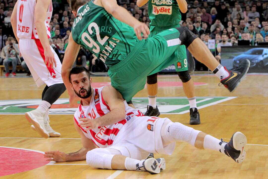 Eurolyga: „Žalgiris“ – „Crvena zvezda“ 61:77