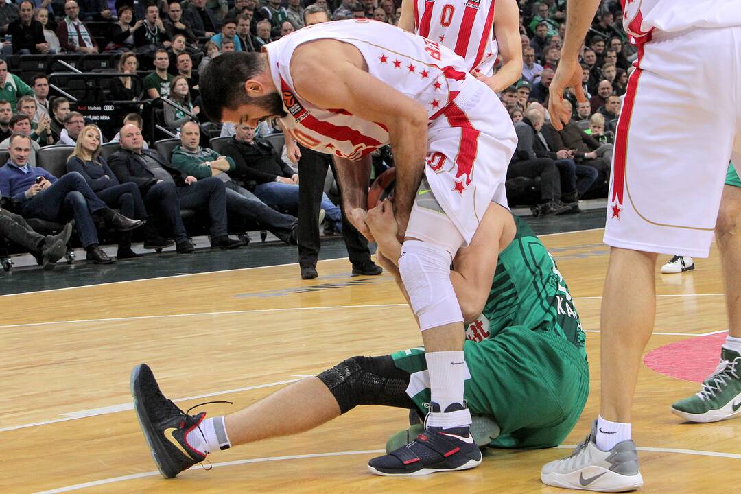 Eurolyga: „Žalgiris“ – „Crvena zvezda“ 61:77
