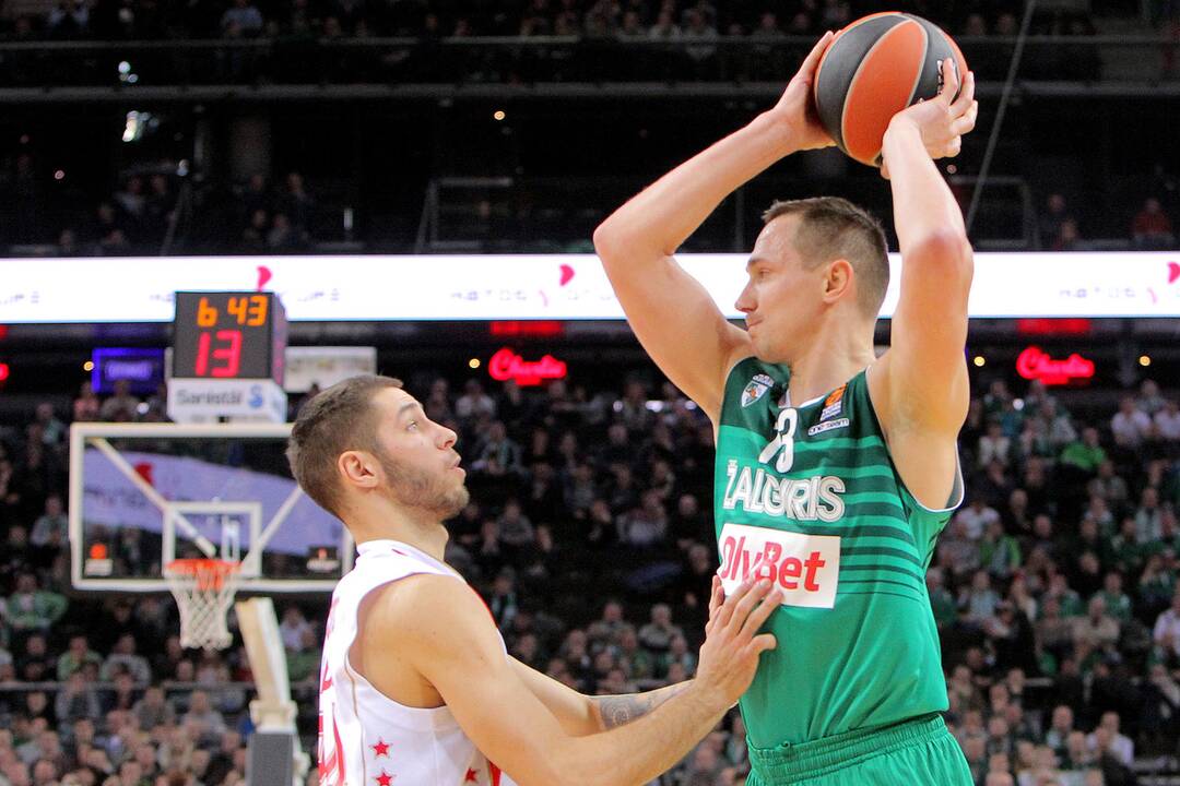 Eurolyga: „Žalgiris“ – „Crvena zvezda“ 61:77