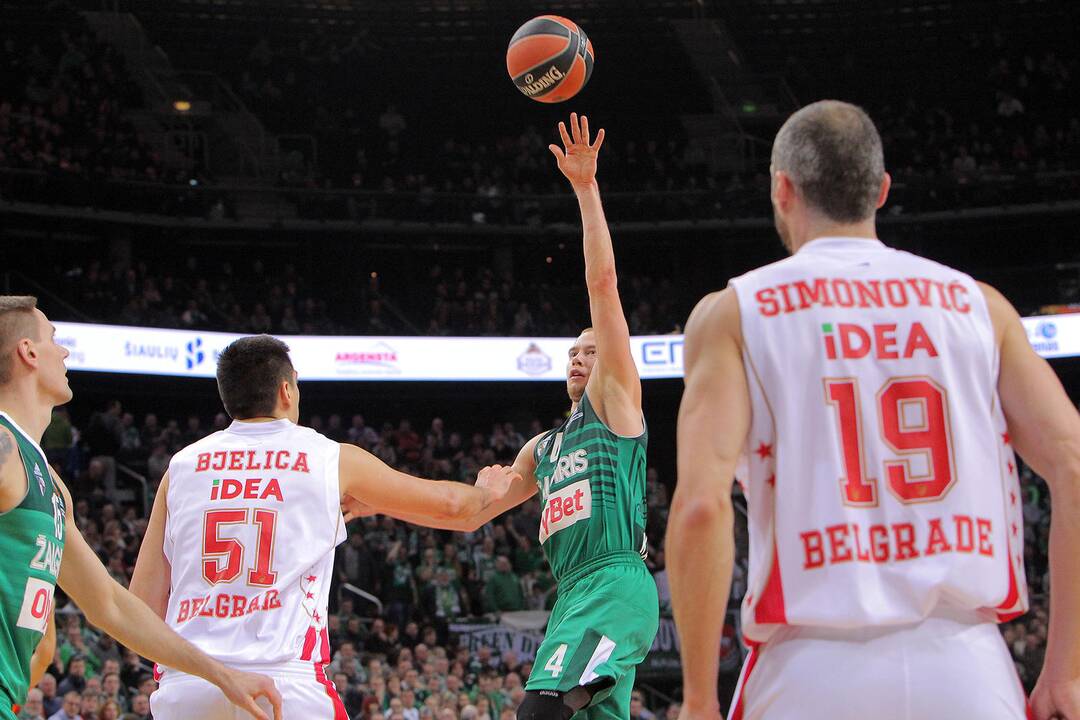 Eurolyga: „Žalgiris“ – „Crvena zvezda“ 61:77