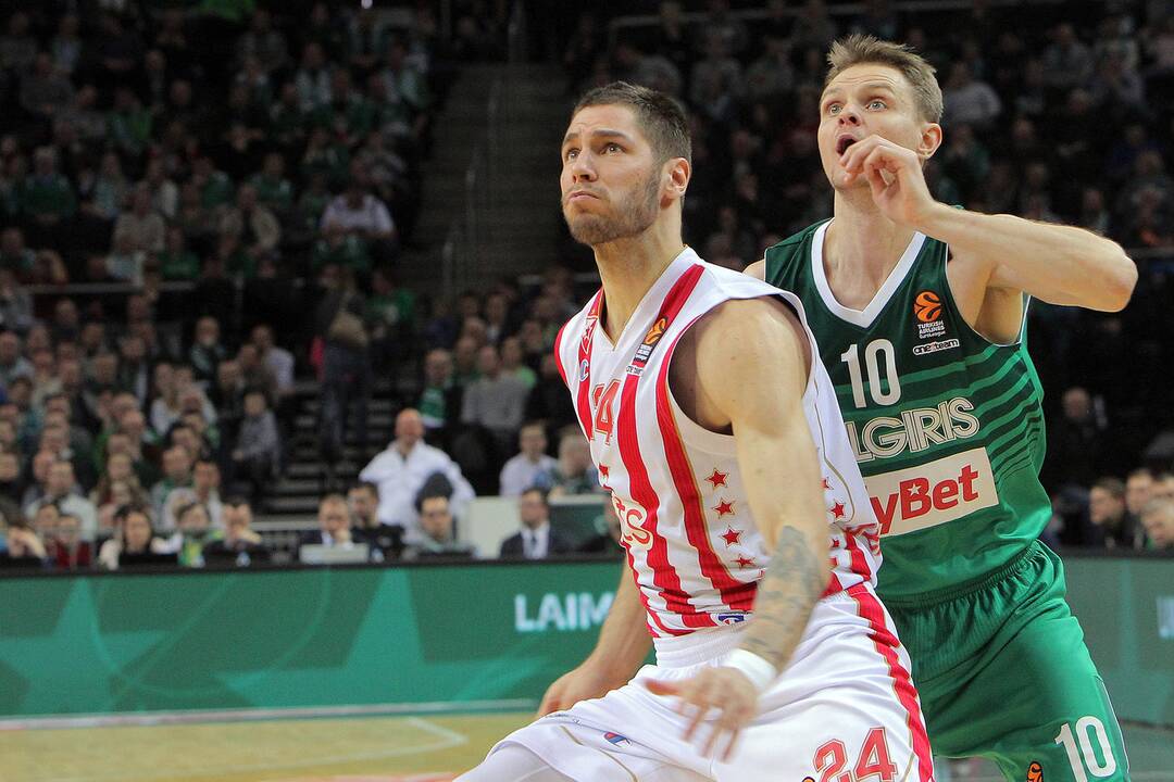 Eurolyga: „Žalgiris“ – „Crvena zvezda“ 61:77