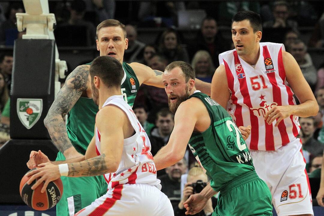 Eurolyga: „Žalgiris“ – „Crvena zvezda“ 61:77