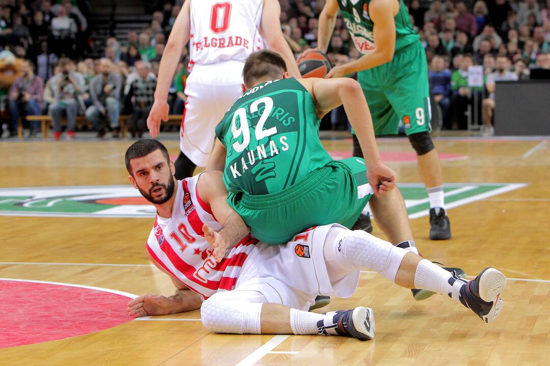 Eurolyga: „Žalgiris“ – „Crvena zvezda“ 61:77
