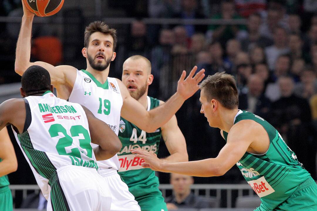 Eurolyga: „Žalgiris“ – „Darüşşafaka“ 80:83