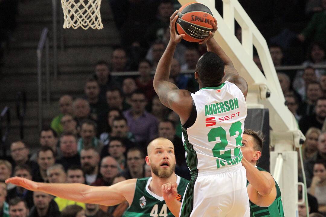 Eurolyga: „Žalgiris“ – „Darüşşafaka“ 80:83