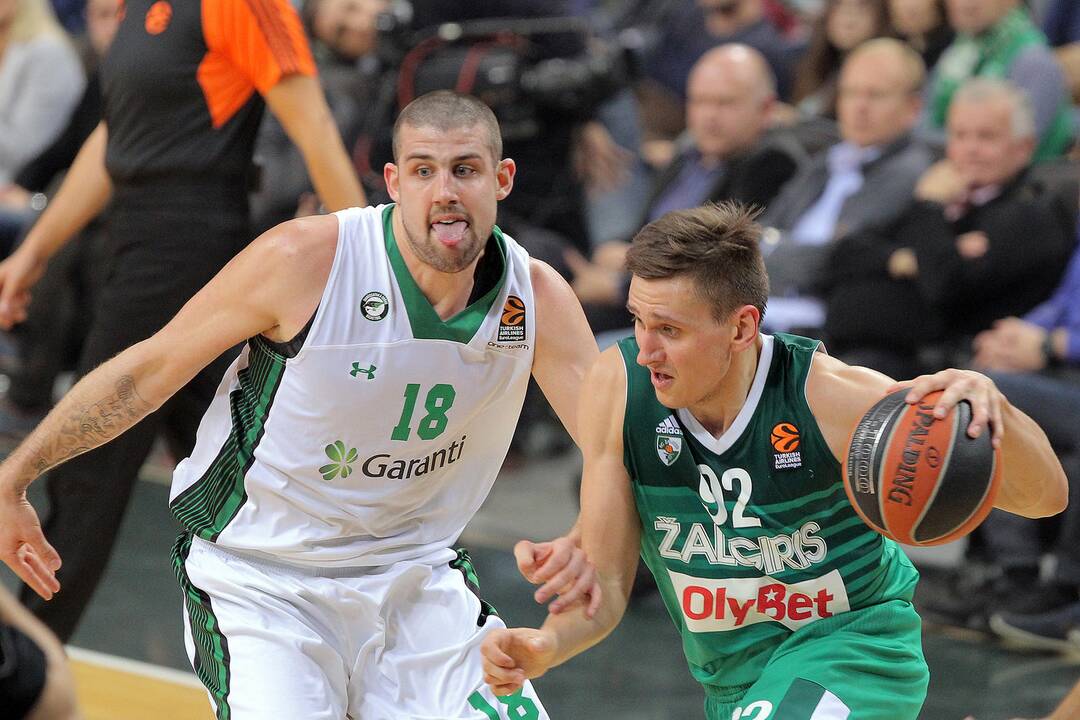 Eurolyga: „Žalgiris“ – „Darüşşafaka“ 80:83