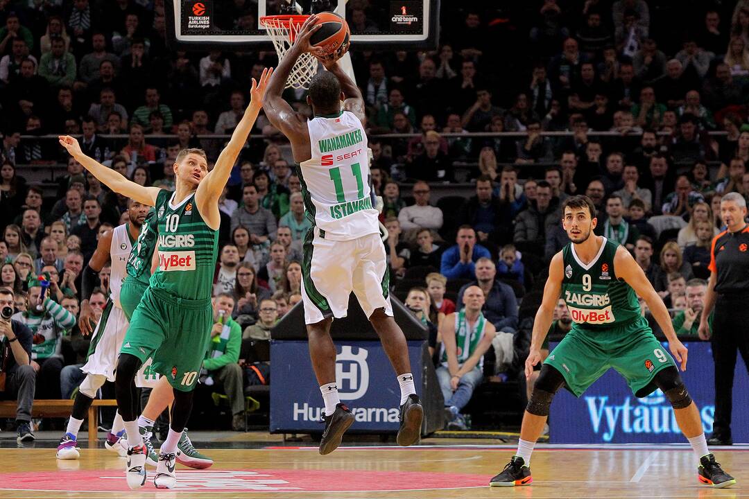 Eurolyga: „Žalgiris“ – „Darüşşafaka“ 80:83