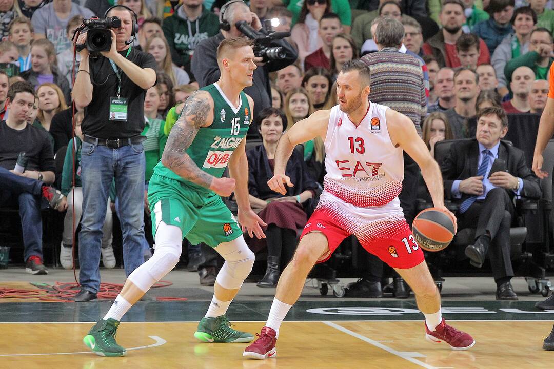 Eurolyga: „Žalgiris“ - „Emporio Armani“ 84:88