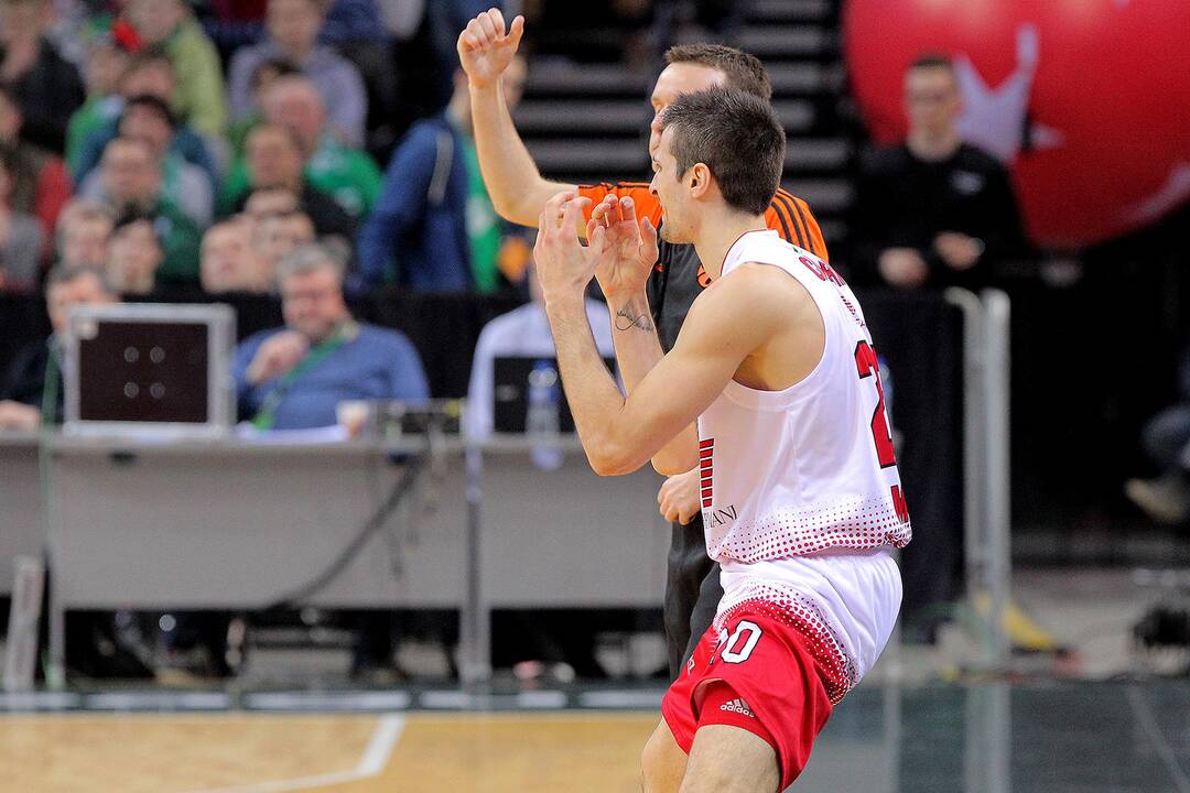 Eurolyga: „Žalgiris“ - „Emporio Armani“ 84:88